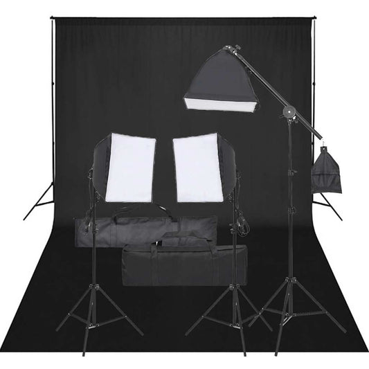 Fotostudioset met verlichtingsset en achtergrond is nu te koop bij PeponiXL, paradijselijk wonen!