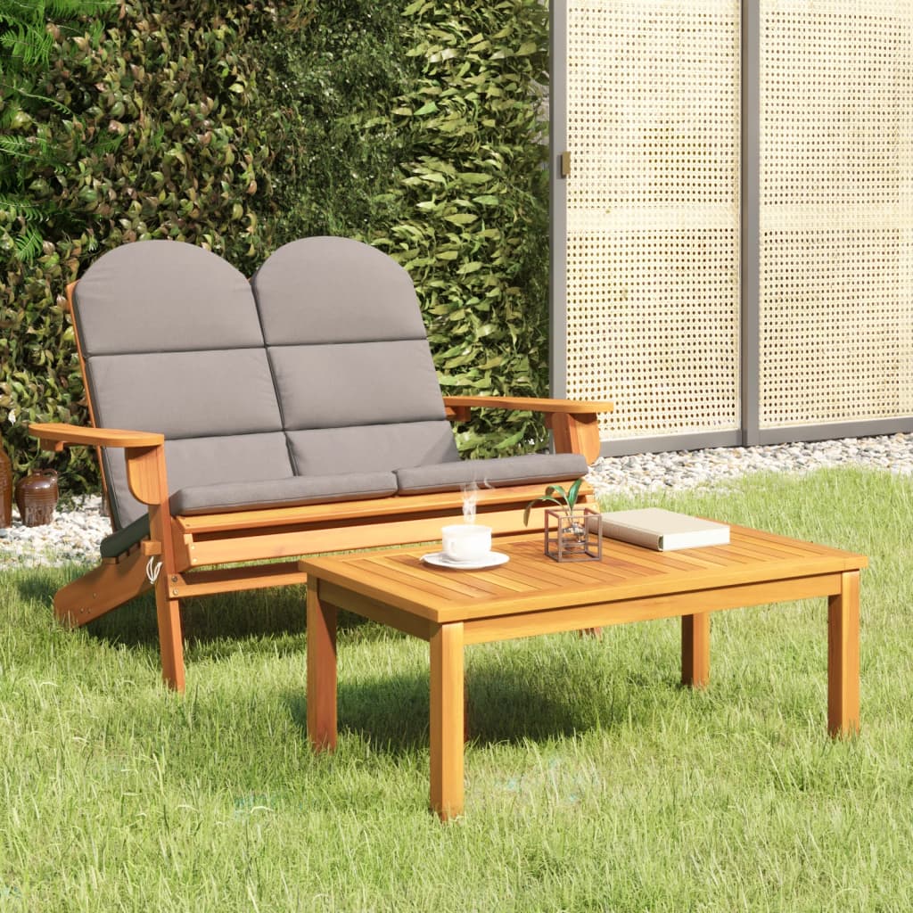 2-delige Loungeset Adirondack massief acaciahout is nu te koop bij PeponiXL, paradijselijk wonen!