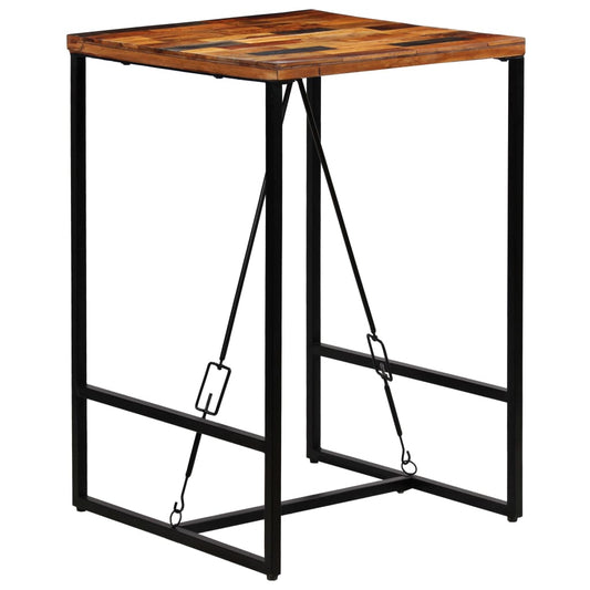 Bartafel 70x70x106 cm massief gerecycled hout is nu te koop bij PeponiXL, paradijselijk wonen!