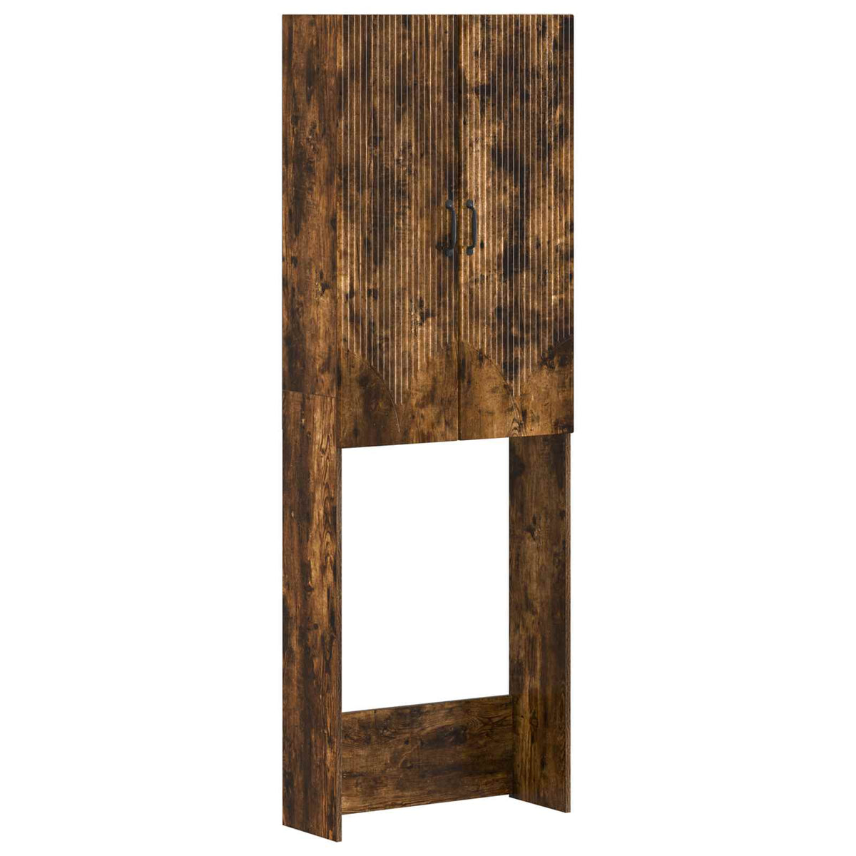 Toiletkast HOORN Gerookt eiken 66 x 25,5 x 190 cm Bewerkt hout is nu te koop bij PeponiXL, paradijselijk wonen!