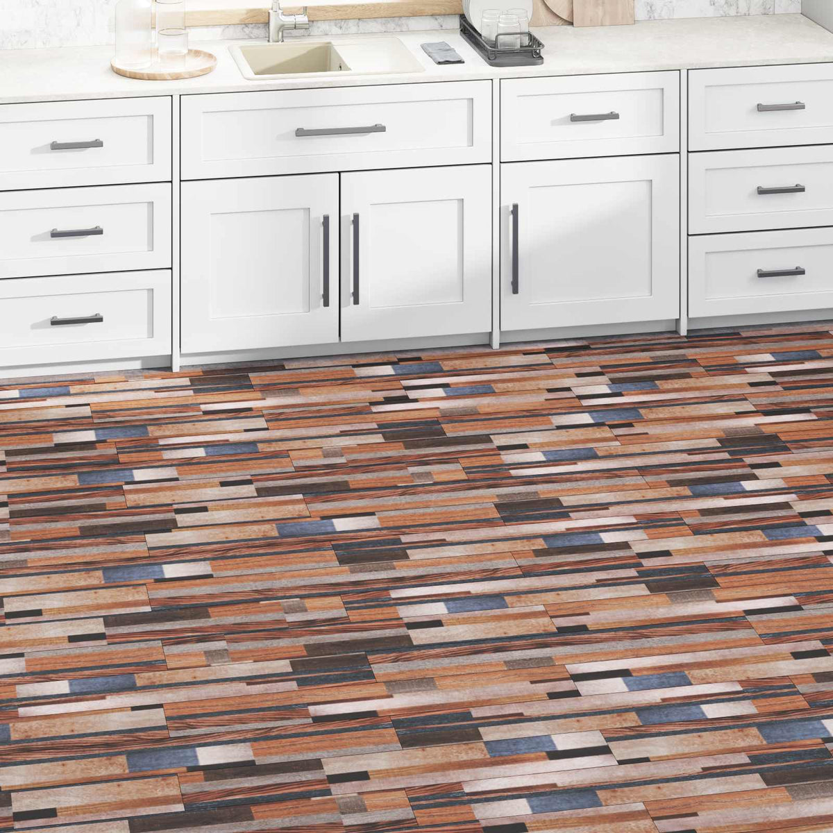 Vloerplanken 36 pcs Multikleur 5,02 m² PVC is nu te koop bij PeponiXL, paradijselijk wonen!