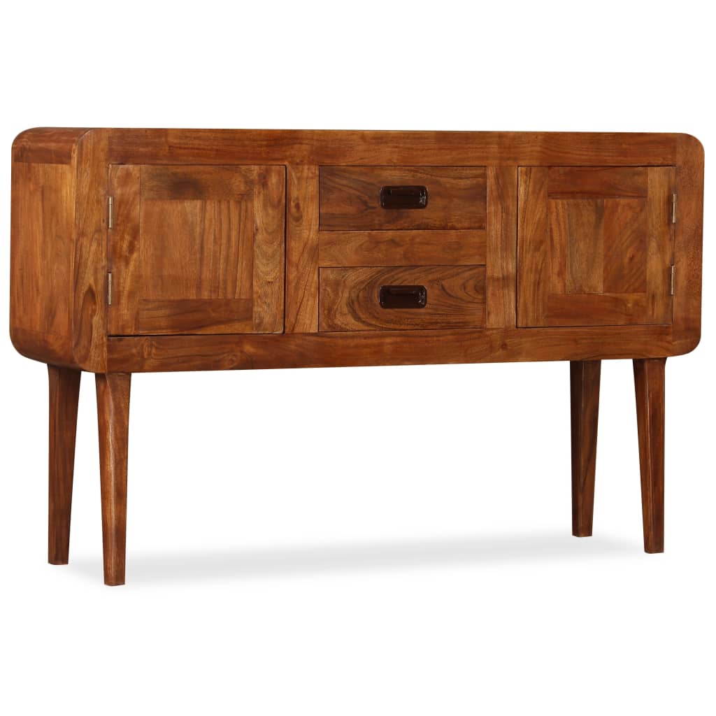 Dressoir 120x30x75 cm massief hout met honingafwerking is nu te koop bij PeponiXL, paradijselijk wonen!
