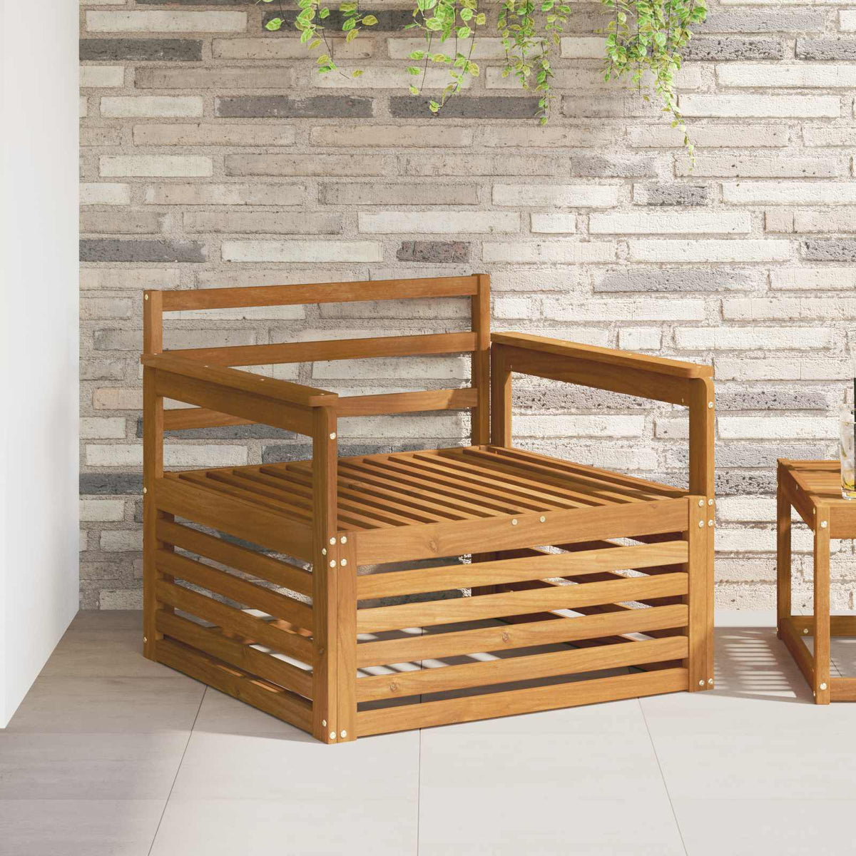 2 Stuk Tuinbank Naturel is nu te koop bij PeponiXL, paradijselijk wonen!