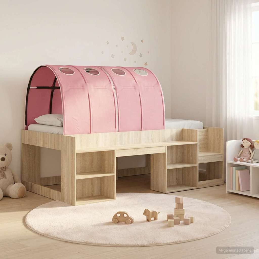 Hoge Bedframe voor Kinderen met Opslag 3 st Bewerkt hout is nu te koop bij PeponiXL, paradijselijk wonen!