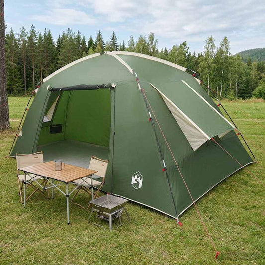 Huisje Tent met dak Groen 400 x 210 x 180 cm Polyester is nu te koop bij PeponiXL, paradijselijk wonen!