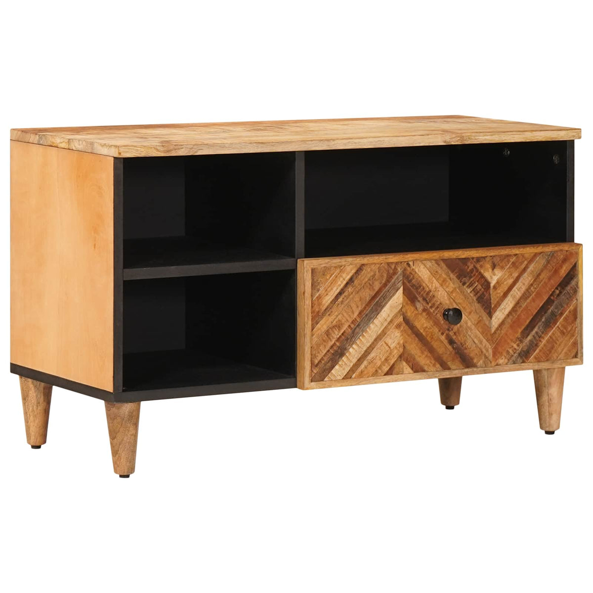 Opslagkasten Bruin 80 x 33,5 x 46 cm Massief Mango Hout is nu te koop bij PeponiXL, paradijselijk wonen!