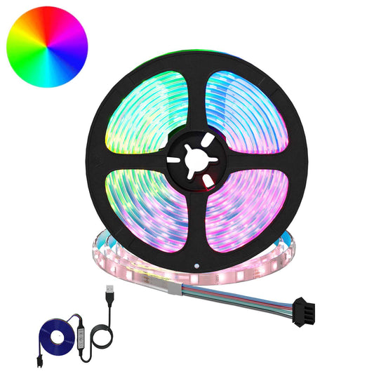 LED-strip 12 pcs Zwart en transparant 4700 mm is nu te koop bij PeponiXL, paradijselijk wonen!