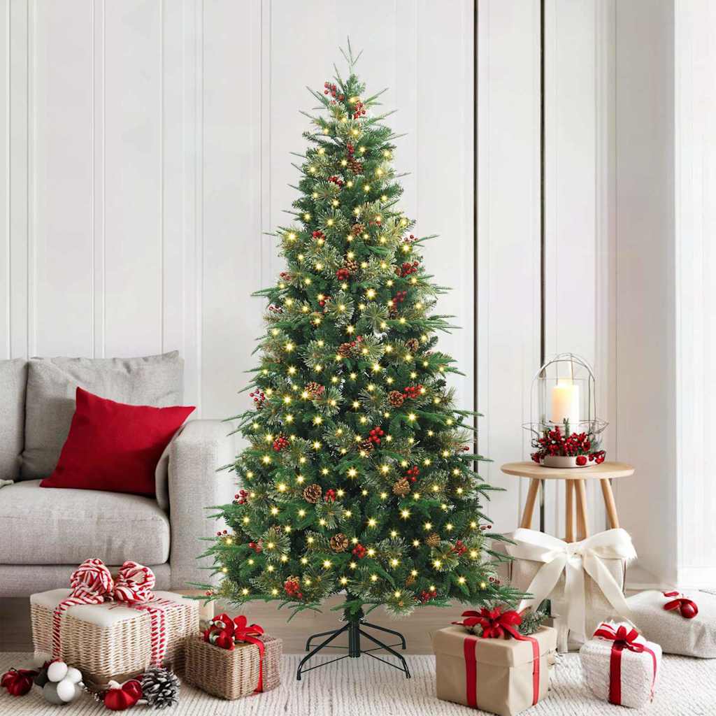 Kunstmatige Inklapbare Kerstboom Groen 180 cm PE en PVC is nu te koop bij PeponiXL, paradijselijk wonen!