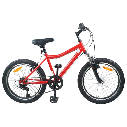 Kinderfiets 20 Inch 6-Speed voor 6-11 jaar oud Rood is nu te koop bij PeponiXL, paradijselijk wonen!