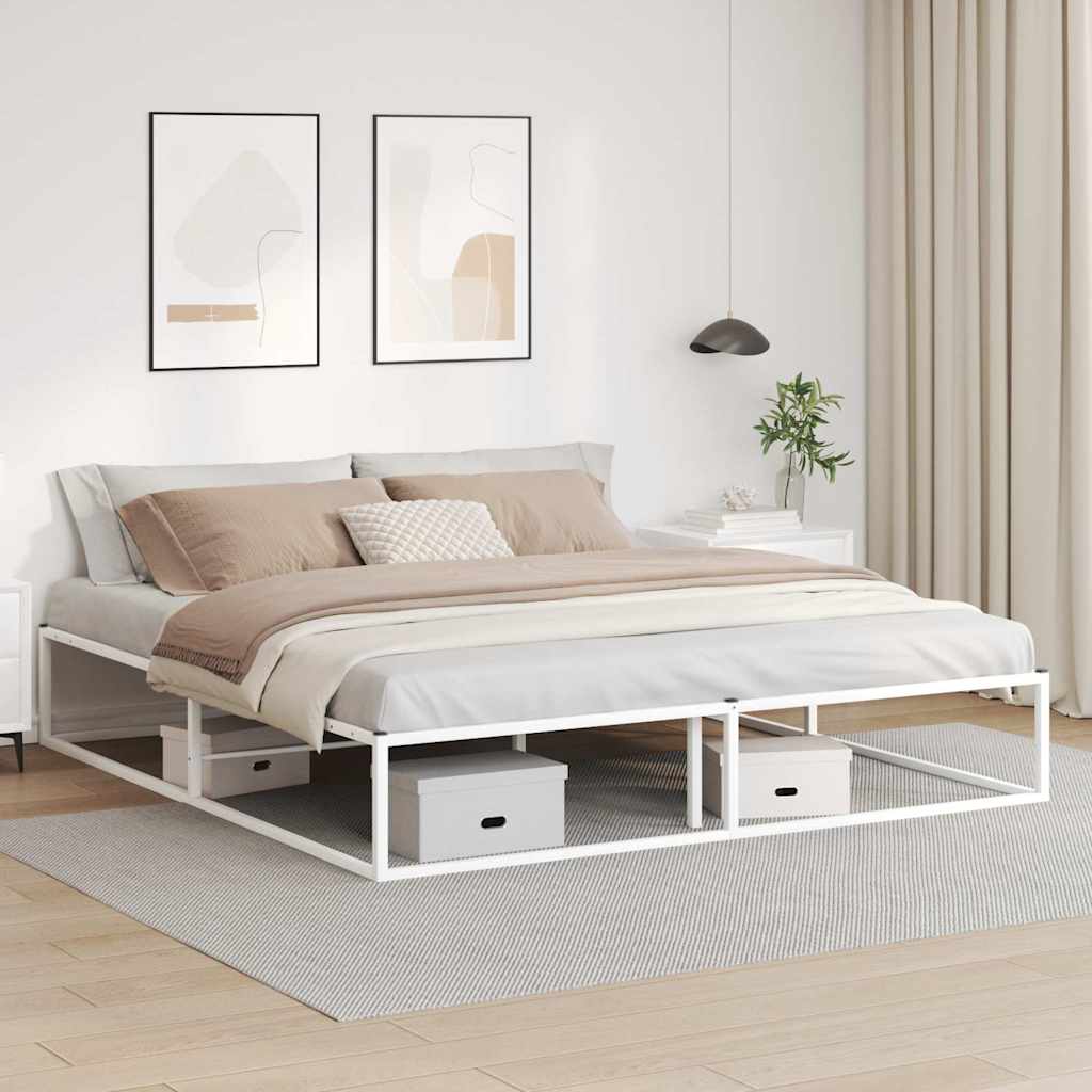 Bedframe zonder matras 180x200 cm wit is nu te koop bij PeponiXL, paradijselijk wonen!