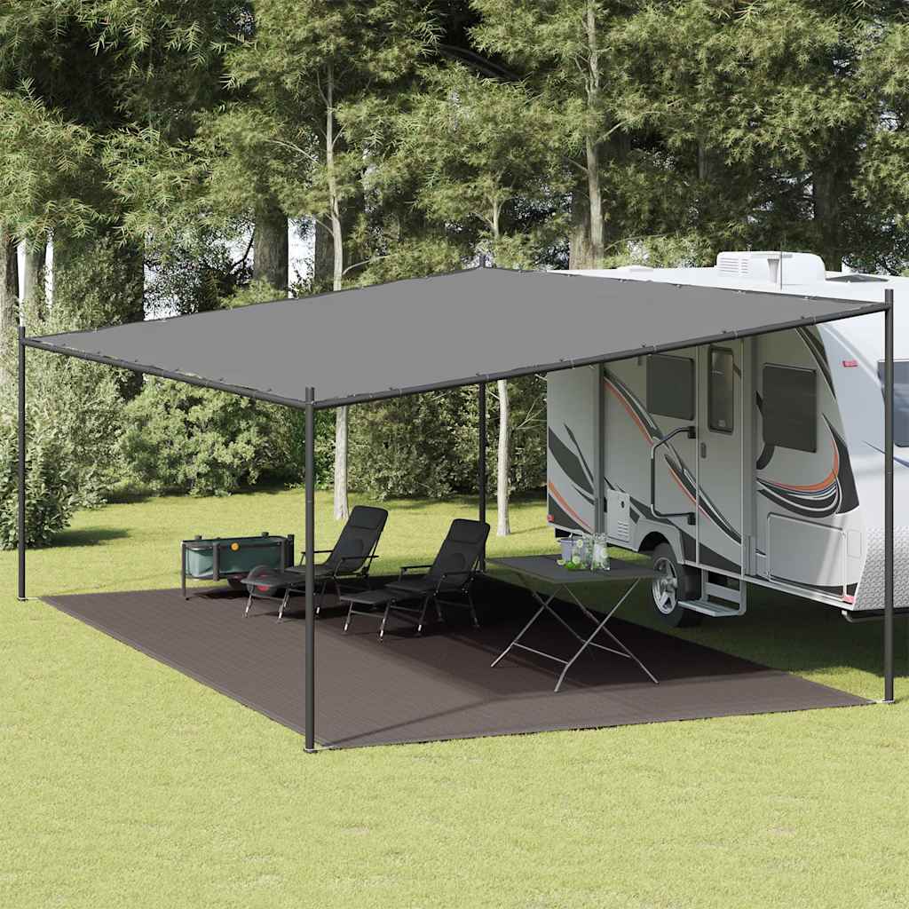Tenttapijt 400x600 cm antracietkleurig is nu te koop bij PeponiXL, paradijselijk wonen!