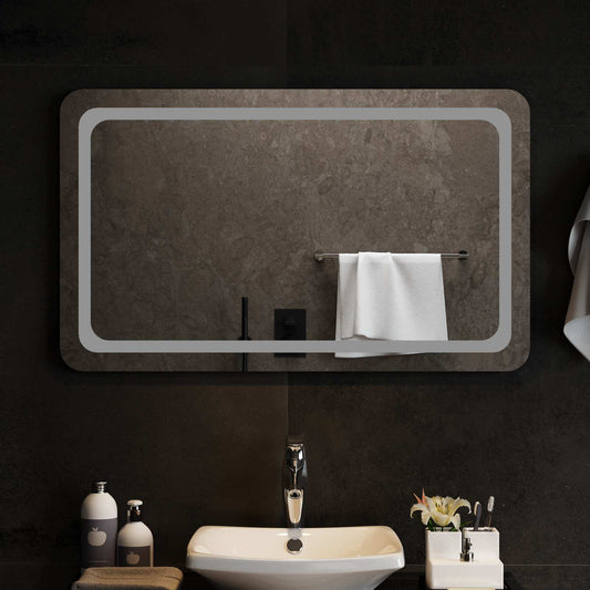 LED Badkamer Spiegel Transparant 100 x 60 cm gehard glas is nu te koop bij PeponiXL, paradijselijk wonen!