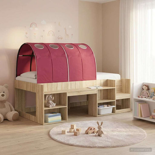 Bedtunnel 2 pcs Rood 211 x 67.5 x 2 cm Polyester is nu te koop bij PeponiXL, paradijselijk wonen!