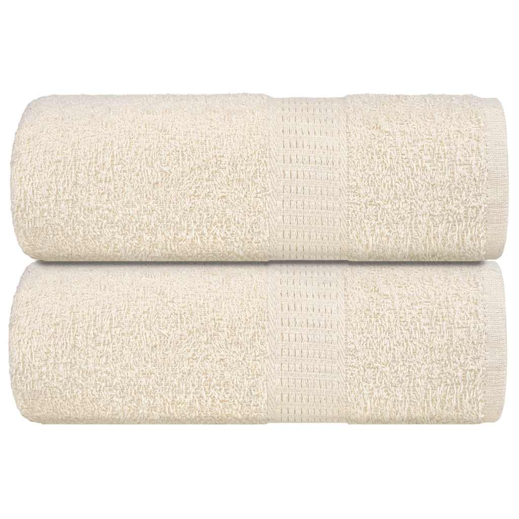 Washandjes FROGN 2 st 30x30 cm 360 g/m² crème is nu te koop bij PeponiXL, paradijselijk wonen!