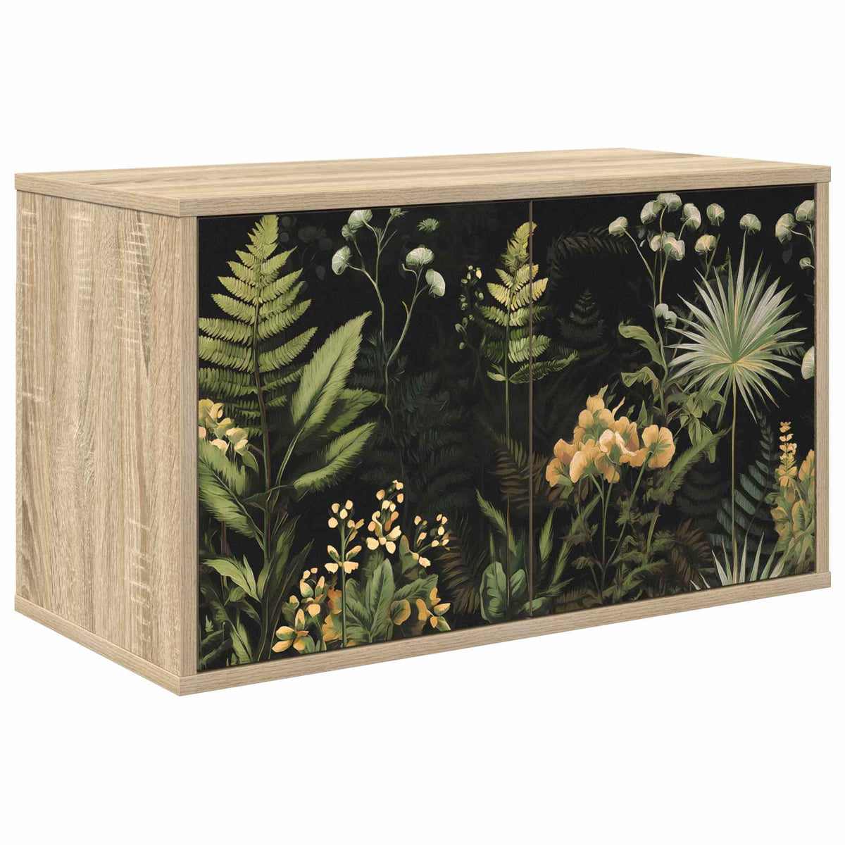Wandgemonteerd tv-meubel RHENEN 69 x 33 x 40 cm Sonoma Eiken is nu te koop bij PeponiXL, paradijselijk wonen!