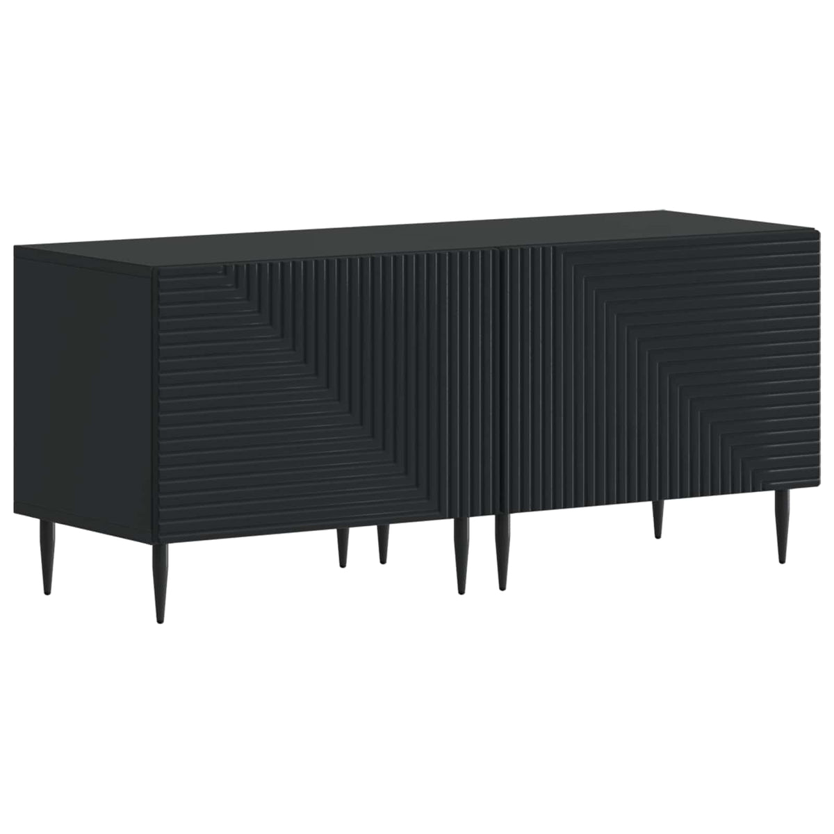 Tv-meubel Zwart Bewerkt hout is nu te koop bij PeponiXL, paradijselijk wonen!