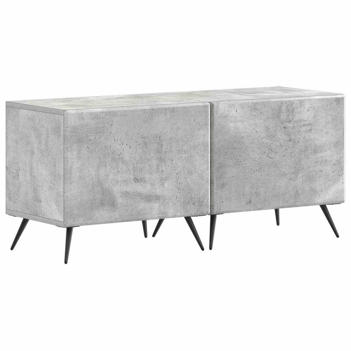 Tv-meubel Betongrijs Bewerkt hout is nu te koop bij PeponiXL, paradijselijk wonen!