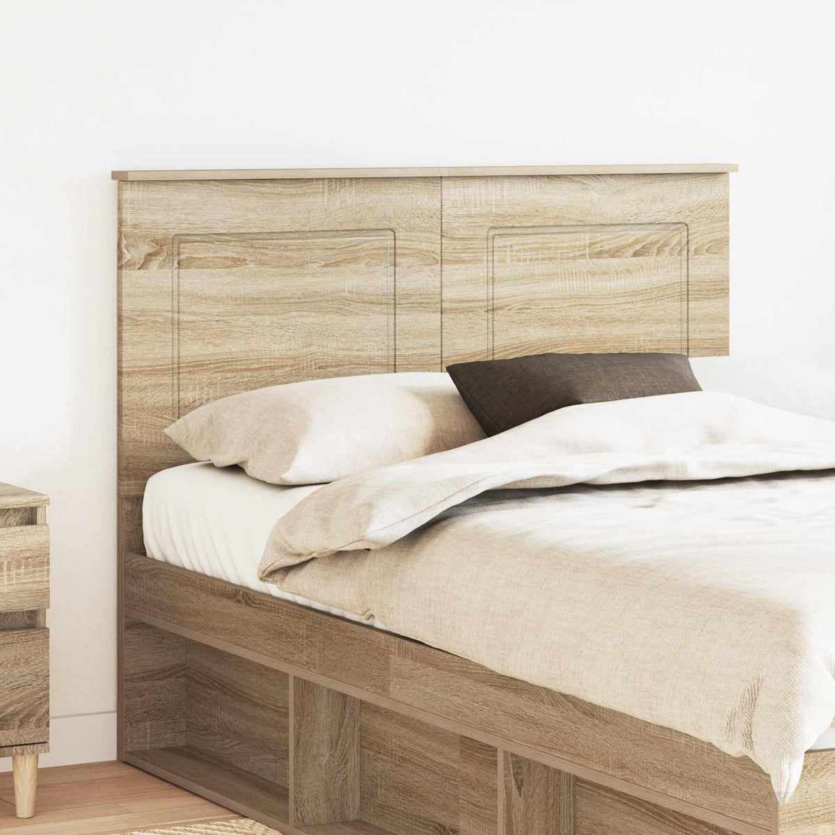 Hoofdbord Sonoma Eiken 100 cm Geconstrueerd hout is nu te koop bij PeponiXL, paradijselijk wonen!