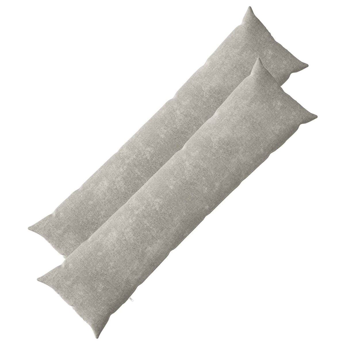 Kussensloop 2 st HEERLEN Lichtgrijs 40 x 145 cm Chenille Stof is nu te koop bij PeponiXL, paradijselijk wonen!