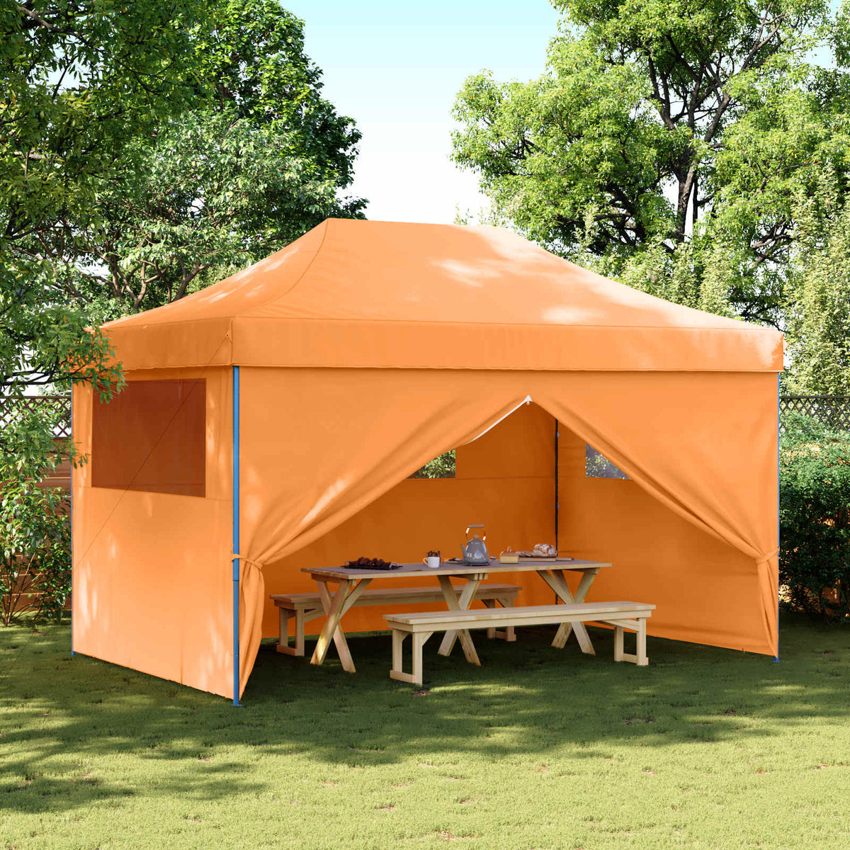 Partytent Oranje 292 x 440 x 315 cm Oxford Stof is nu te koop bij PeponiXL, paradijselijk wonen!