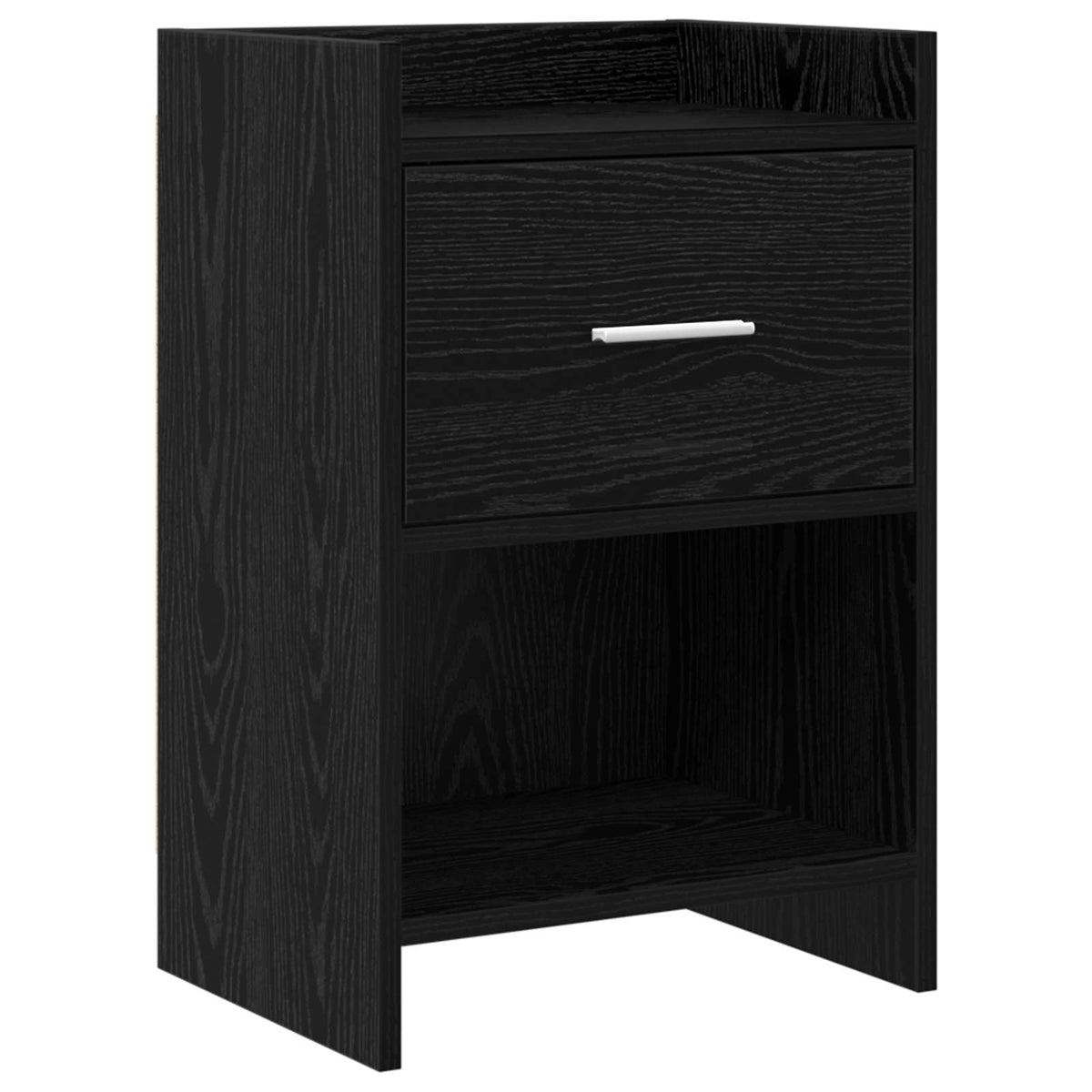 Nachtkastjes Zwart eiken 40 x 30 x 60 cm Bewerkt hout is nu te koop bij PeponiXL, paradijselijk wonen!