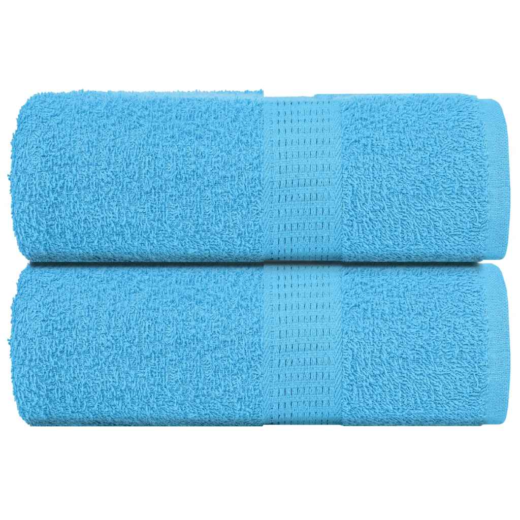 Washandjes FROGN 2 st 30x30 cm 360 g/m² turquoise is nu te koop bij PeponiXL, paradijselijk wonen!