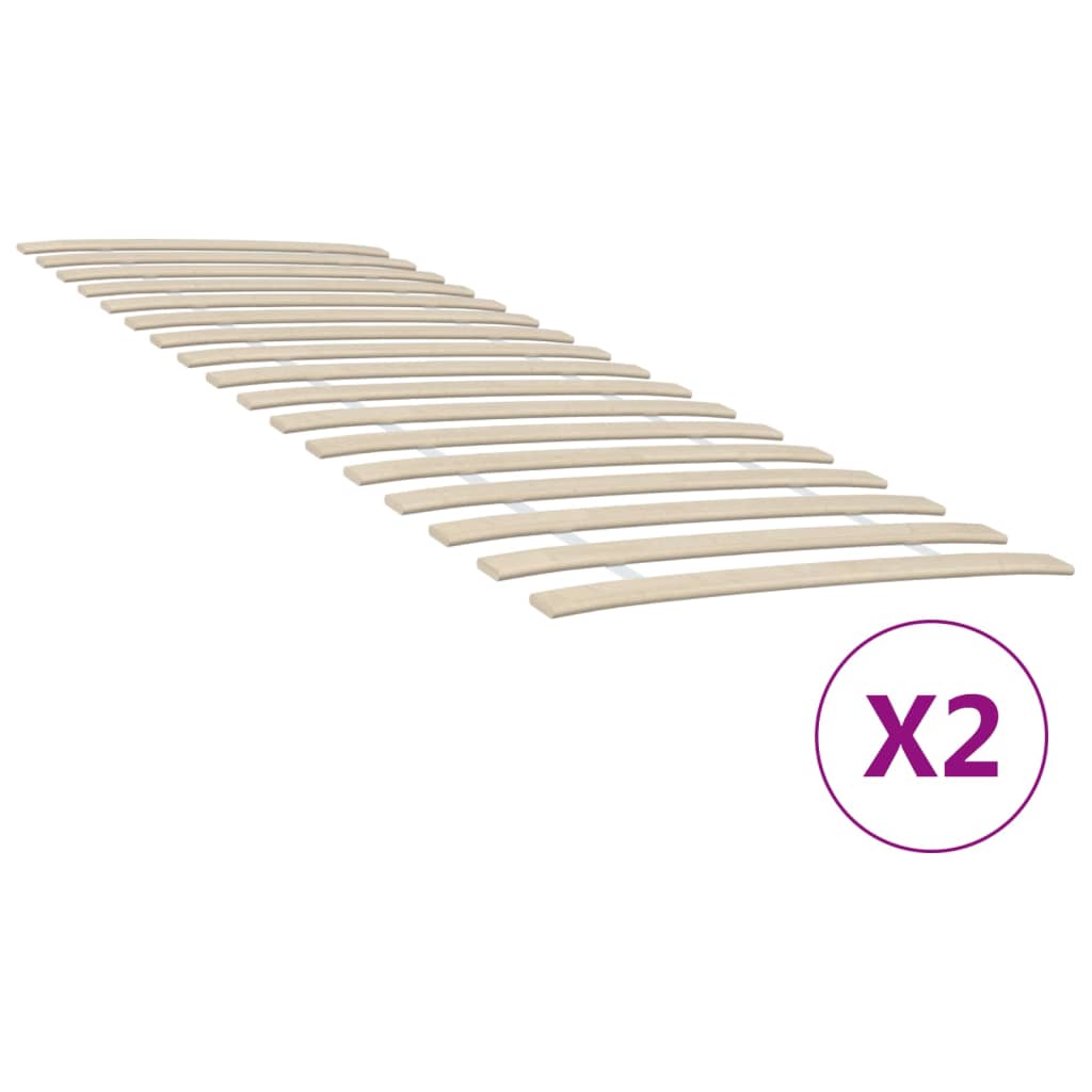 Bedlattenvervanging met 34 latten 2 stuks 70x200 cm is nu te koop bij PeponiXL, paradijselijk wonen!