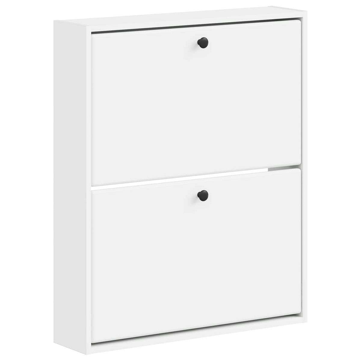 Wandgemonteerde Schoenkast BREDA 71 x 17 x 86 cm Bewerkt hout is nu te koop bij PeponiXL, paradijselijk wonen!