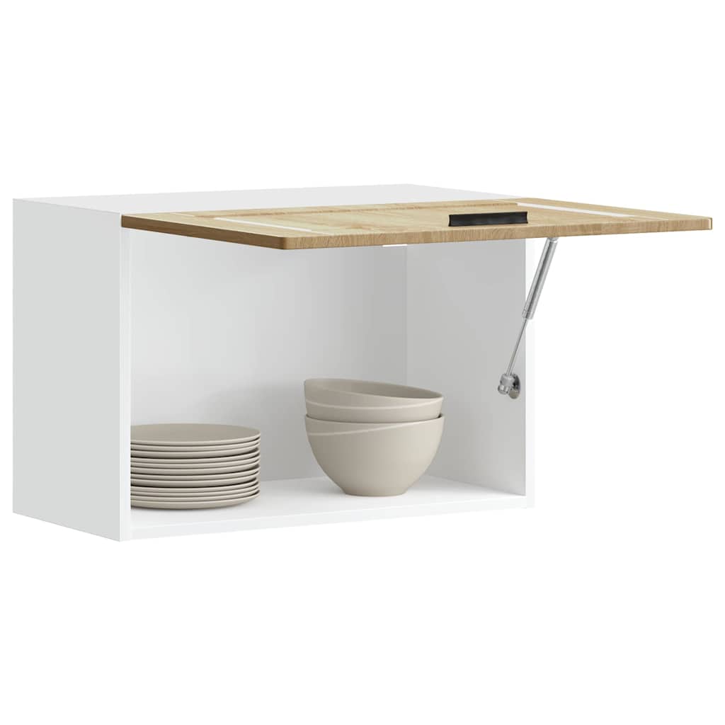 Keukenbovenkast Porto bewerkt hout sonoma eikenkleurig is nu te koop bij PeponiXL, paradijselijk wonen!