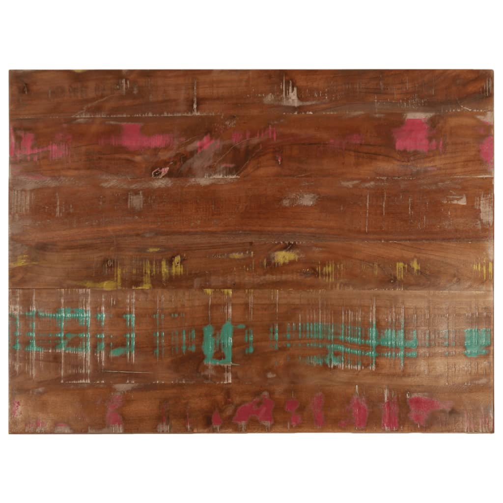 Tafelblad rechthoekig 90x70x1,5 cm massief gerecycled hout is nu te koop bij PeponiXL, paradijselijk wonen!