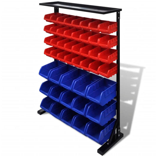 Garage opbergrek (Blauw en Rood) is nu te koop bij PeponiXL, paradijselijk wonen!