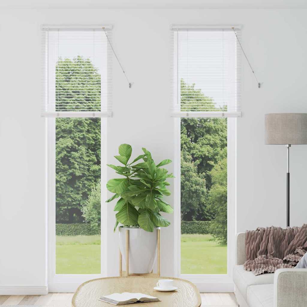 Venetiaanse Jaloezieën Wit 220 x 65 cm Aluminium is nu te koop bij PeponiXL, paradijselijk wonen!