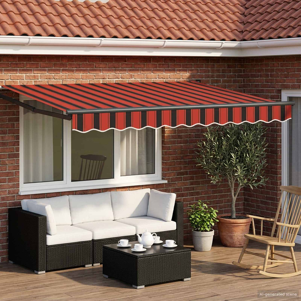 Elektrisch Uittrekbaar Zonnescherm 2,5 x 2 m is nu te koop bij PeponiXL, paradijselijk wonen!