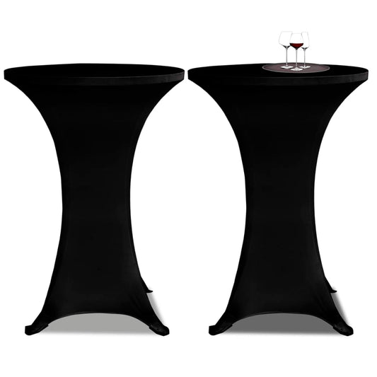 Statafelhoes Stretch Ø70cm Zwart (2 stuks) is nu te koop bij PeponiXL, paradijselijk wonen!