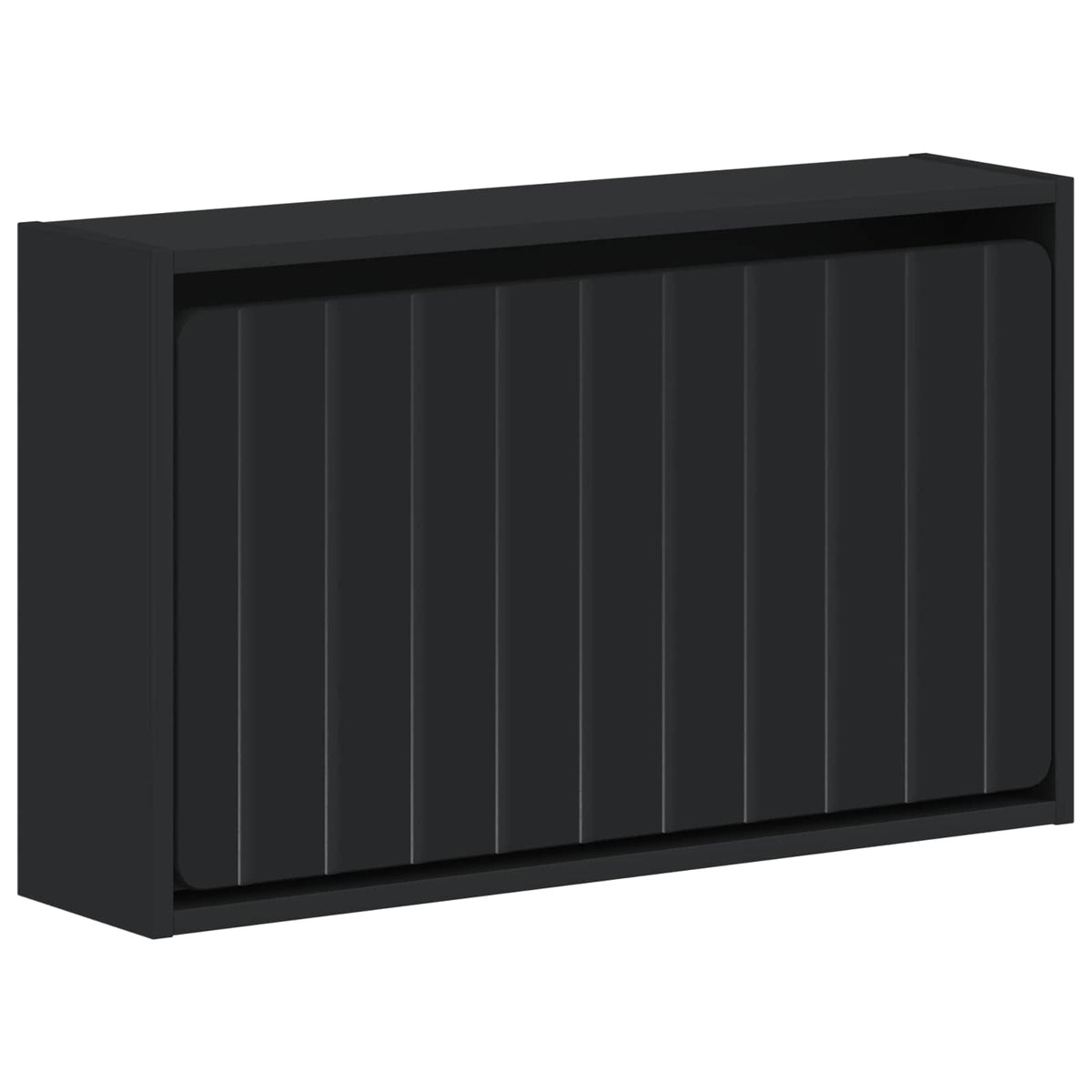 Wandgemonteerde Schoenkast ZWOLLE 71 x 17 x 43 cm Bewerkt hout is nu te koop bij PeponiXL, paradijselijk wonen!