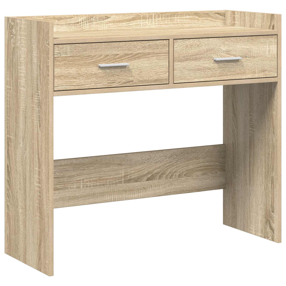 Wandtafel Sonoma Eiken 90 x 35 x 80 cm Bewerkt hout is nu te koop bij PeponiXL, paradijselijk wonen!