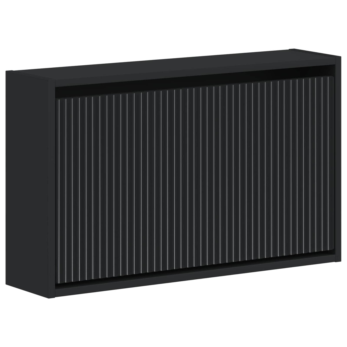 Wandgemonteerde Schoenkast ARNHEM 71 x 17 x 43 cm Bewerkt hout is nu te koop bij PeponiXL, paradijselijk wonen!