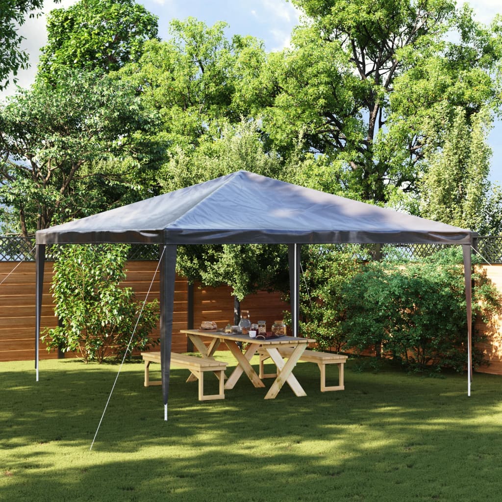 Partytent professioneel 90 g/m² 4x4 m antraciet is nu te koop bij PeponiXL, paradijselijk wonen!