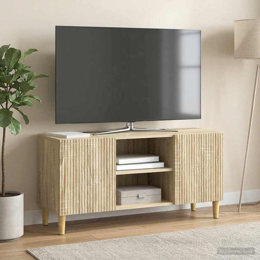 TV-kast Sonoma Eiken 102 x 34,5 x 50 cm Bewerkt hout is nu te koop bij PeponiXL, paradijselijk wonen!