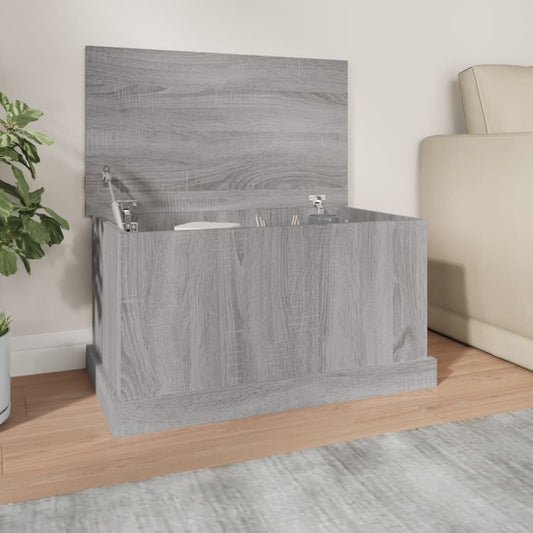 Opbergbox 70x40x38 cm bewerkt hout grijs sonoma eikenkleurig is nu te koop bij PeponiXL, paradijselijk wonen!