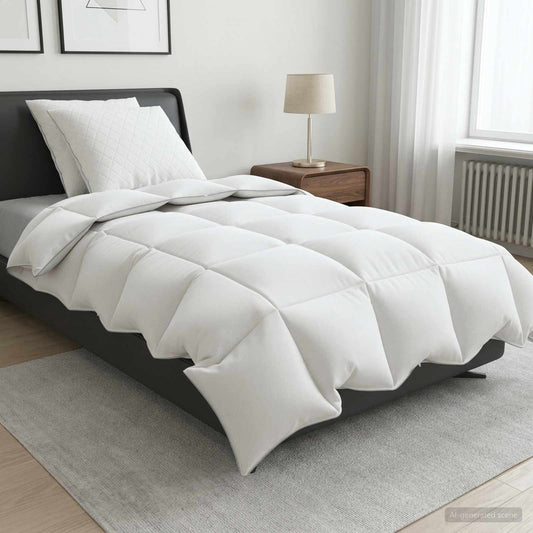 90% ganzen dons dekbedset FULDA 3 st 135 x 220 cm Winter Wit is nu te koop bij PeponiXL, paradijselijk wonen!
