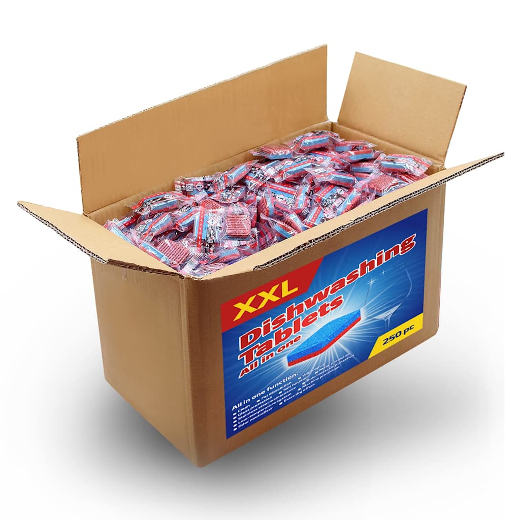 Vaatwastabletten 12-in-1 250 st 4,5 kg is nu te koop bij PeponiXL, paradijselijk wonen!