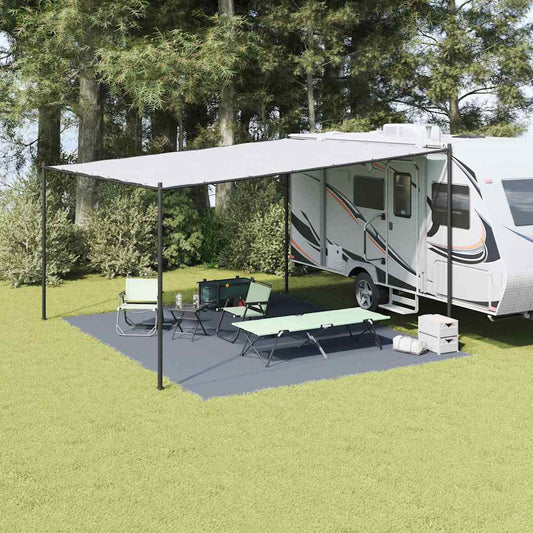 Tenttapijt Blauw en Grijs 500 x 400 cm Polyetheen is nu te koop bij PeponiXL, paradijselijk wonen!