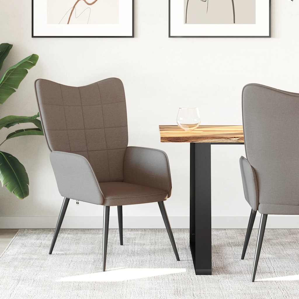 Relaxstoel stof taupe is nu te koop bij PeponiXL, paradijselijk wonen!