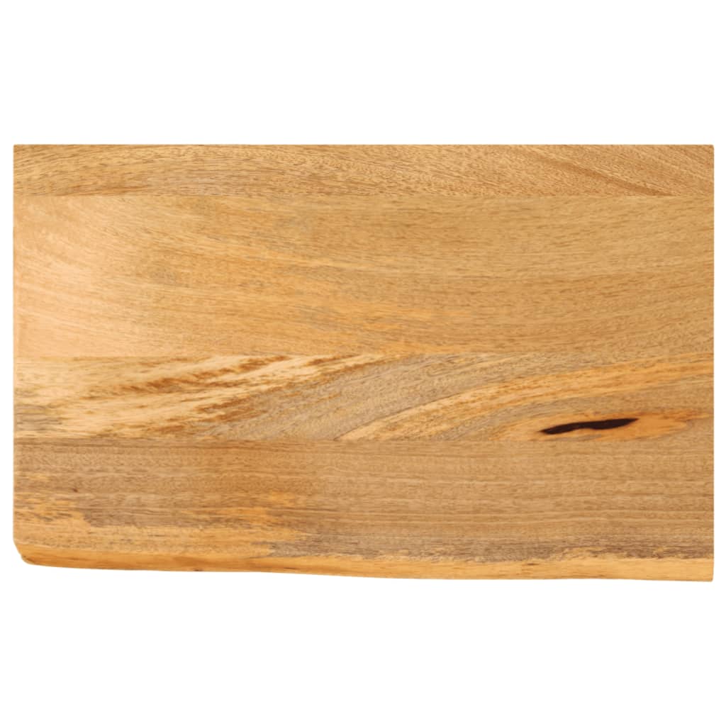 Tafelblad met natuurlijke rand 40x30x2,5 cm massief mangohout is nu te koop bij PeponiXL, paradijselijk wonen!