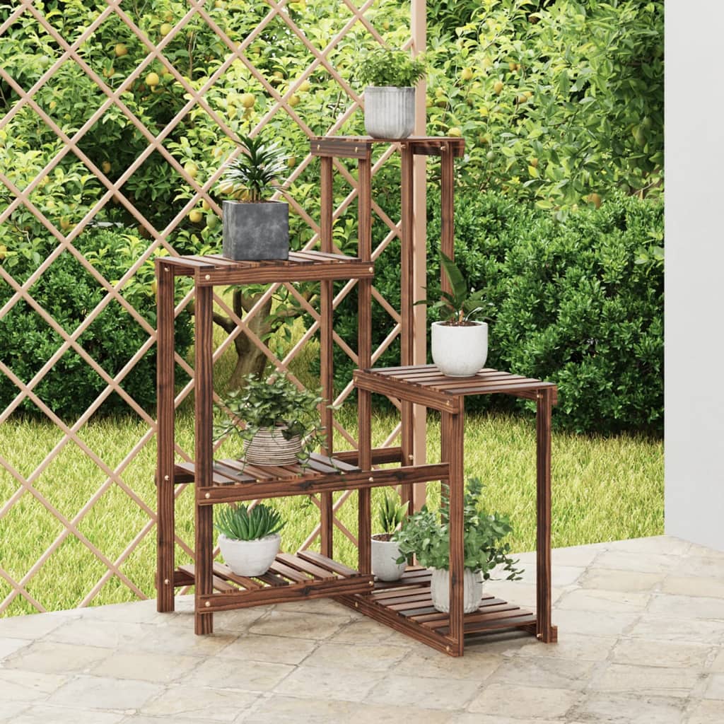 Plantenstandaard 62,5x61,5x101,5 cm massief vurenhout is nu te koop bij PeponiXL, paradijselijk wonen!