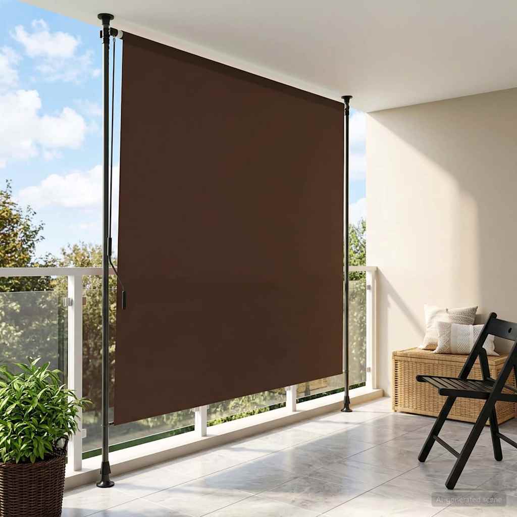 Buiten Rolgordijn Bruin 150 x 270 cm is nu te koop bij PeponiXL, paradijselijk wonen!