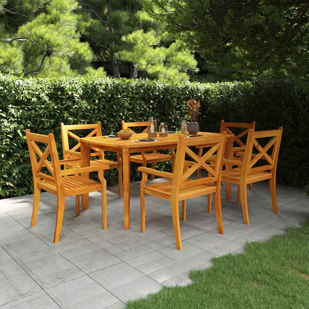 Tuintafel 160x90x75 cm massief acaciahout is nu te koop bij PeponiXL, paradijselijk wonen!