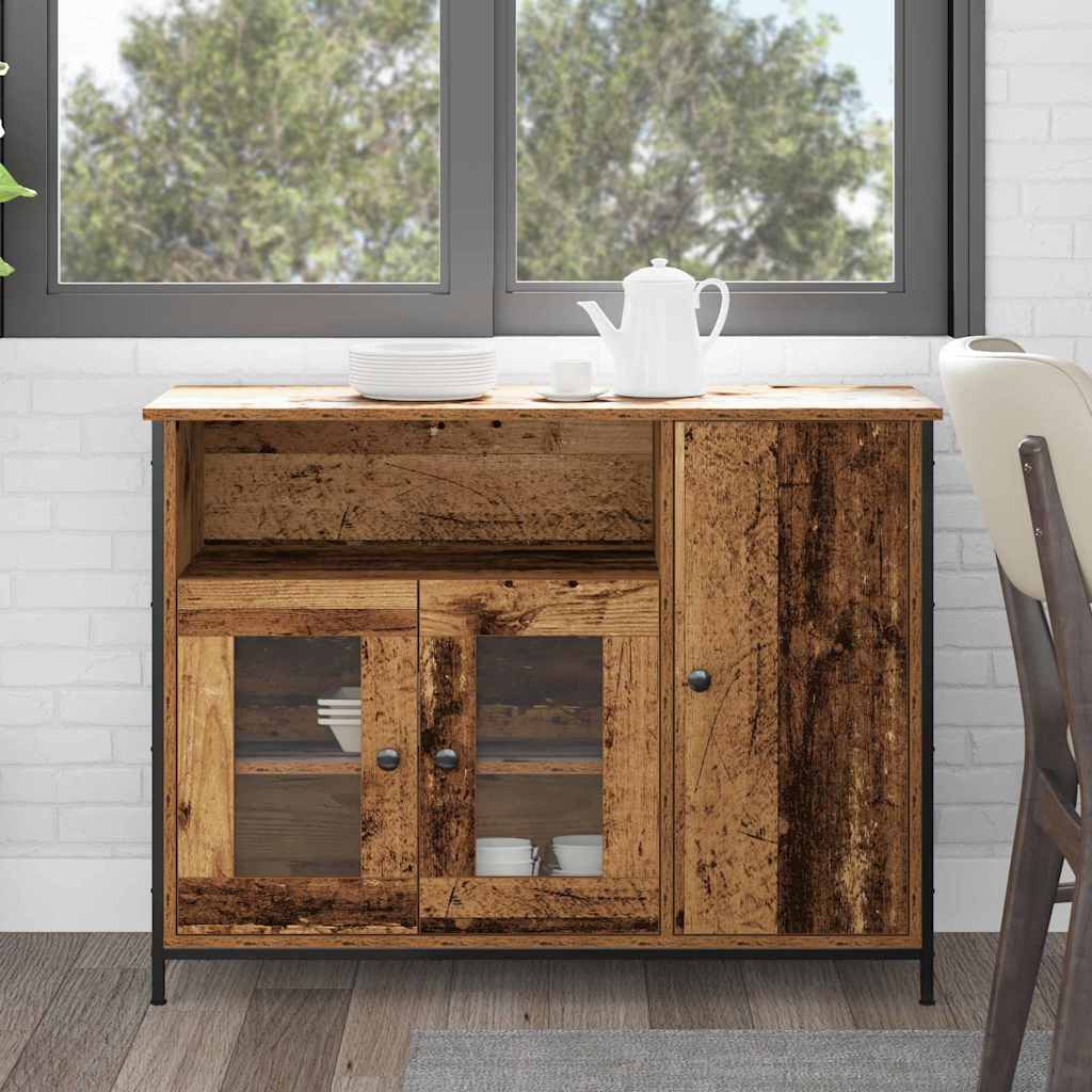 Dressoir Oudhout 100 x 35 x 75 cm is nu te koop bij PeponiXL, paradijselijk wonen!