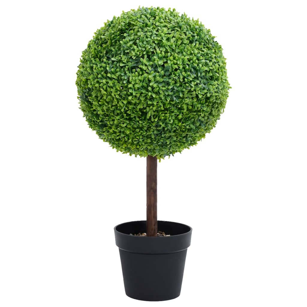Kunstplant met pot buxus bolvorming 71 cm groen is nu te koop bij PeponiXL, paradijselijk wonen!